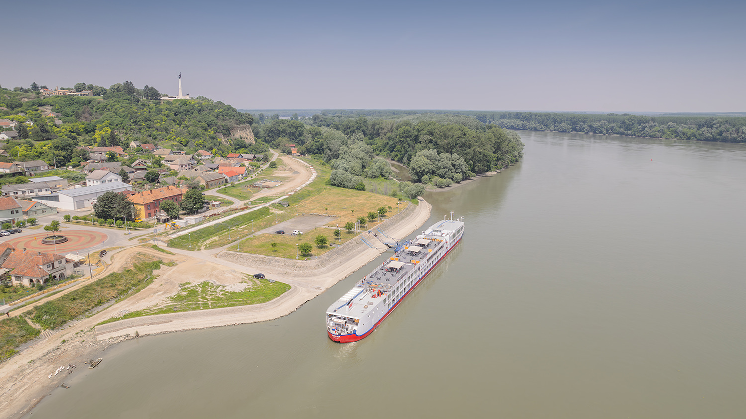 Batina Port - River cruise port on Danube River Croatia