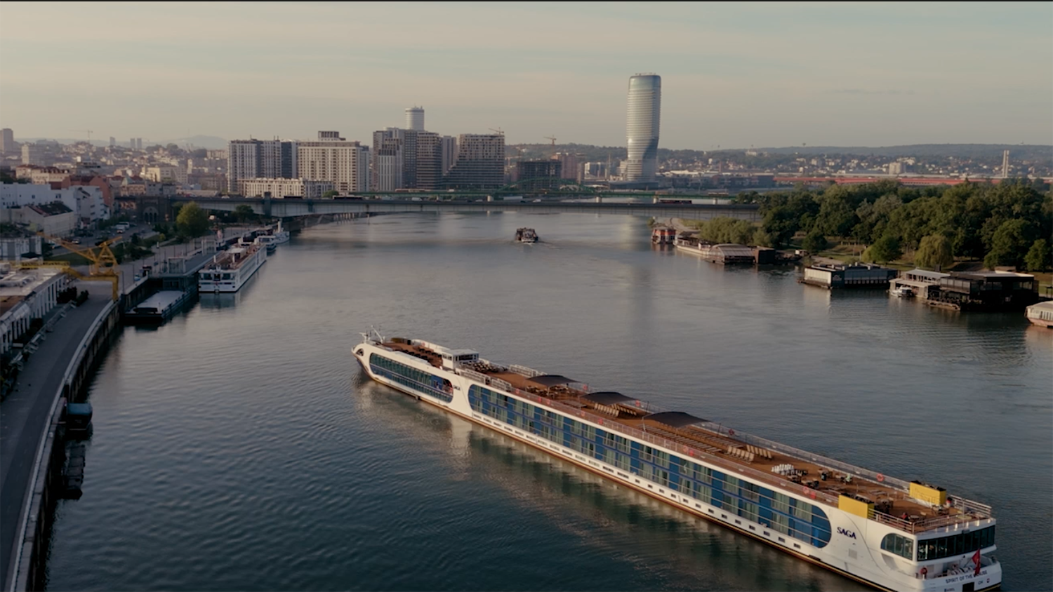 Belgrade Port - River cruise port on Sava River Serbia
