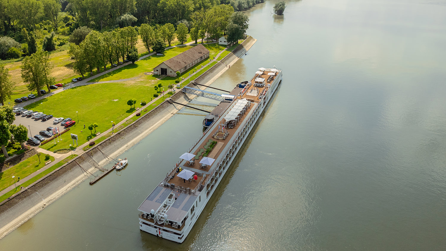 Ilok Port - River cruise port on Danube River Croatia