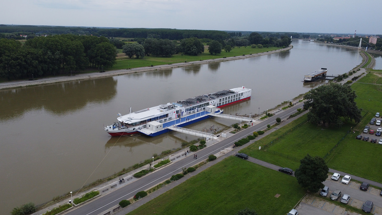 Osijek Port - River cruise port on Drava River Croatia