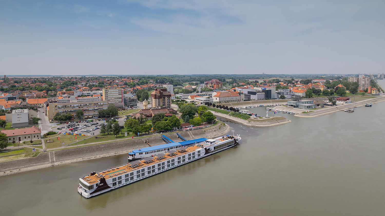 Vukovar Port - River cruise port on Danube River Croatia